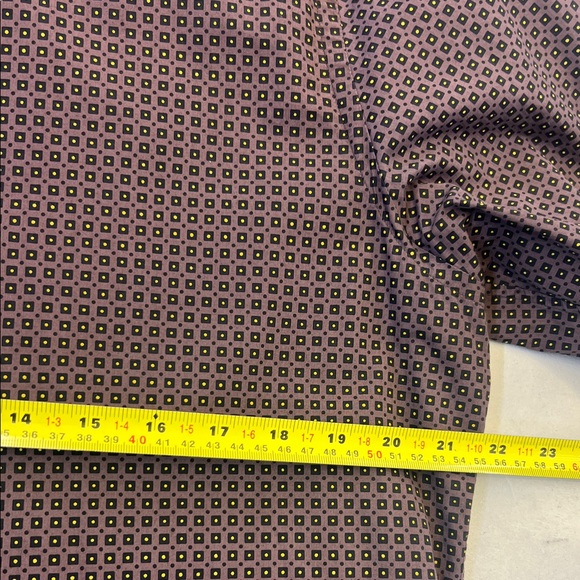 Prada Men's Dark Brown Patterned Shirt - Picture 5 of 6